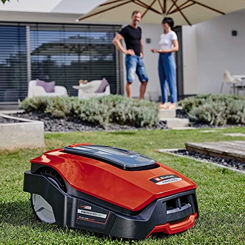 Einhell FREELEXO 1200 LCD BT Mähroboter, bis 1200m², Multizonen, Bluetooth-App, Steigungen bis 35%, inkl. PXC-Akku & Zubehör