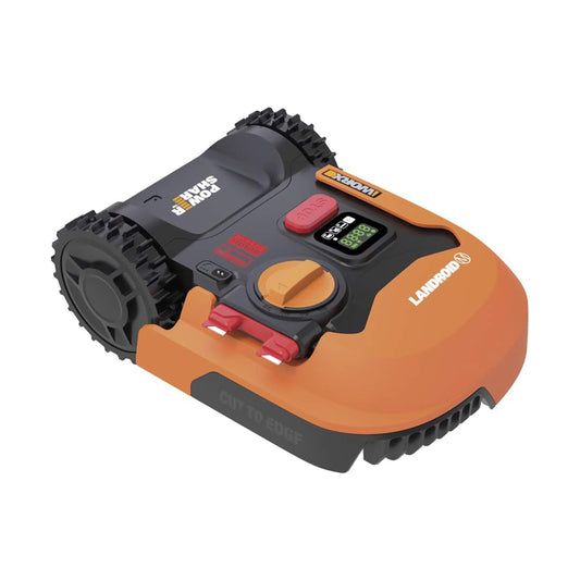 WORX Landroid M WR142E Mähroboter/Akkurasenmäher für Gärten bis 700 m2, Selbstfahrender Rasenmäher für einen ordentlichen Rasenschnitt