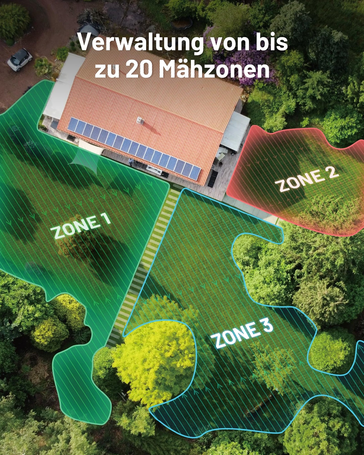 MAMMOTION LUBA mini AWD 1500 Mähroboter ohne Kabel, bis 1800m², RTK+Vision, Auto-Kartierung, 4G-Modul, 80% Steigung, intelligenter Rasenroboter