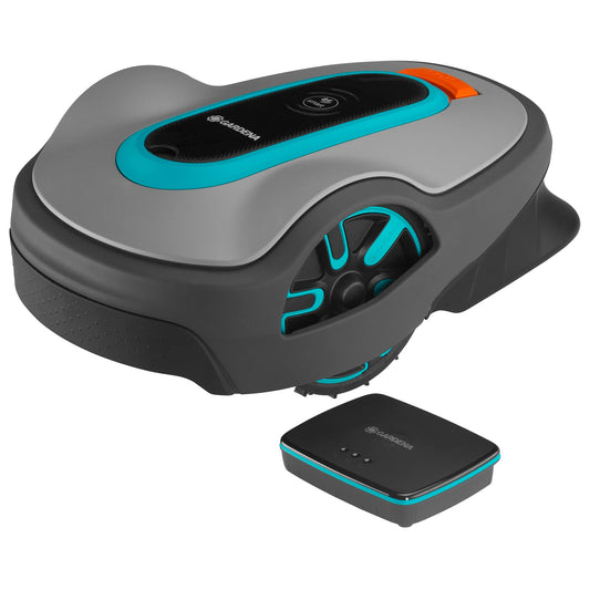 Gardena smart SILENO City 600 Mähroboter, bis 600m², LONA AI, App-Steuerung, SensorControl, Steigungen bis 35%, inkl. smart Gateway, DE-Version