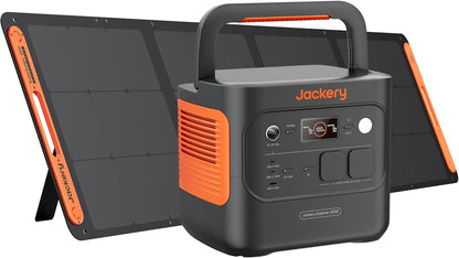 Jackery 2000 v2 Tragbare Powerstation mit 200W Solarpanel, 2042Wh Solargenerator mit 2200W Ausgang, LiFePO4 Batterie Schnellladung für Camping, Wohnmobil, Off-Grid