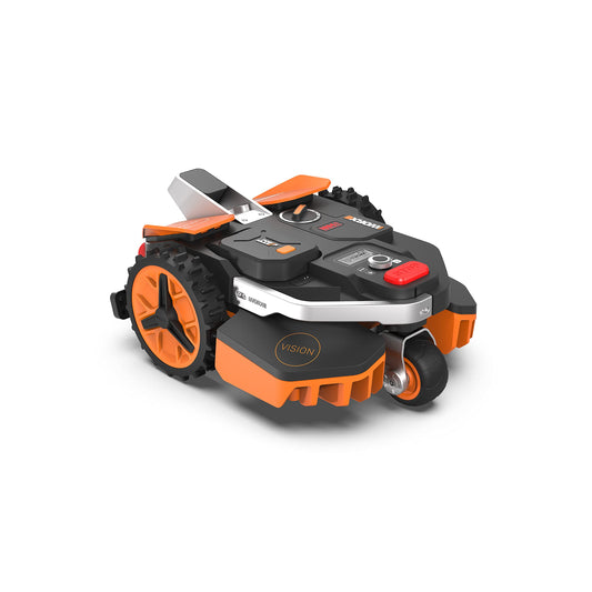 WORX Landroid Vision M550 WR205E Mähroboter ohne Kabel, bis 550m², AI-Rasenroboter, WLAN & Bluetooth, Hindernisvermeidung, Igelschutz