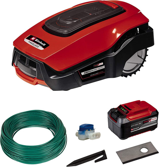 Einhell FREELEXO 1200 LCD BT Mähroboter, bis 1200m², Multizonen, Bluetooth-App, Steigungen bis 35%, inkl. PXC-Akku & Zubehör