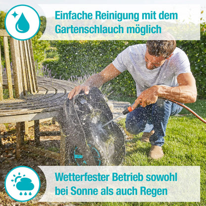 Gardena smart SILENO City 600 Mähroboter, bis 600m², LONA AI, App-Steuerung, SensorControl, Steigungen bis 35%, inkl. smart Gateway, DE-Version